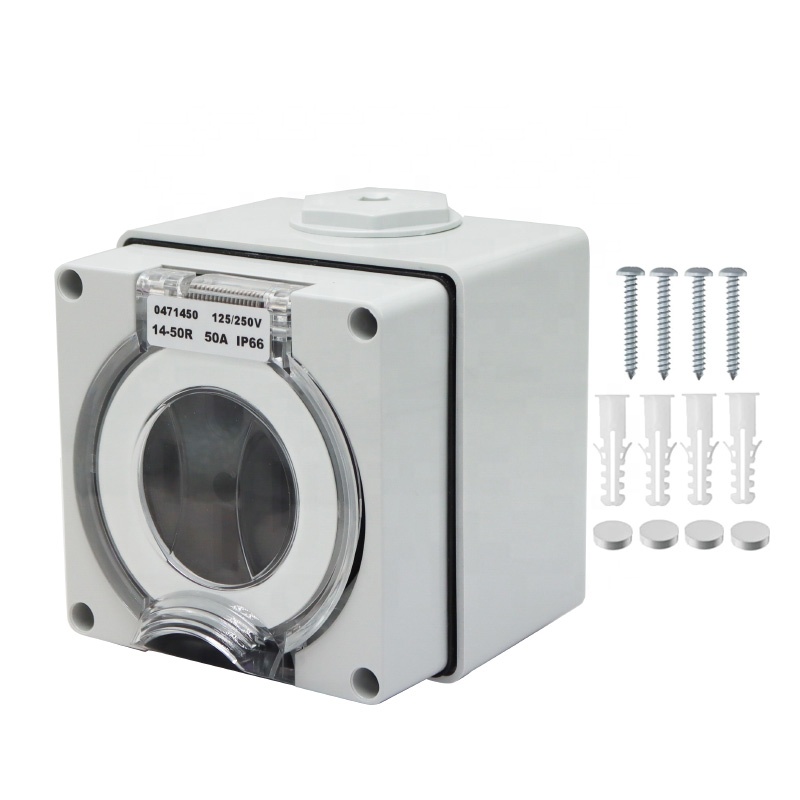 50 Amp Generator RV Power Inle - Outdoor Power Receptacle Box 评论和价格