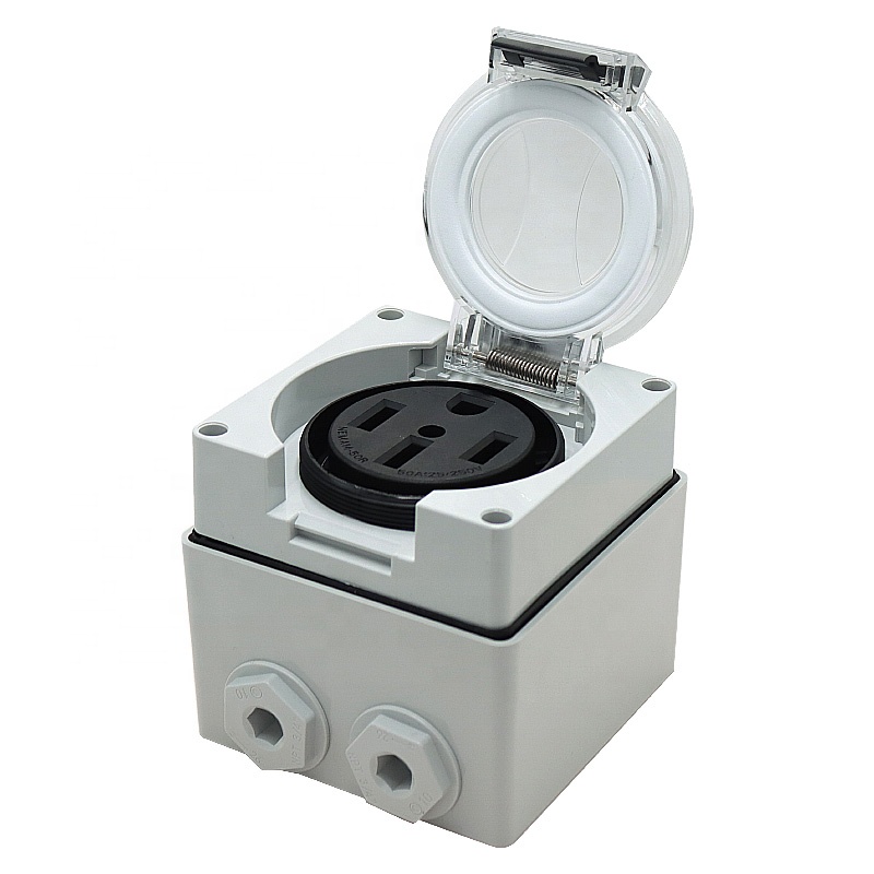 50 Amp Generator RV Power Inle - Outdoor Power Receptacle Box 评论和价格