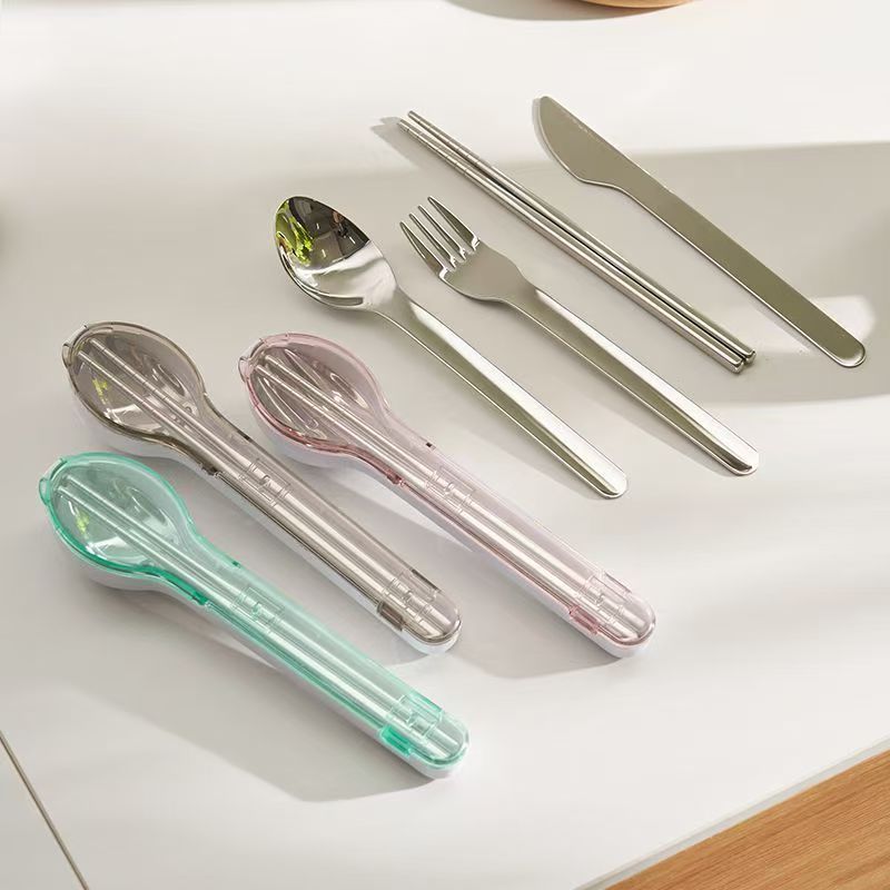 Portable Cutlery Set with Stor - Outdoor Power Tools 评论和价格