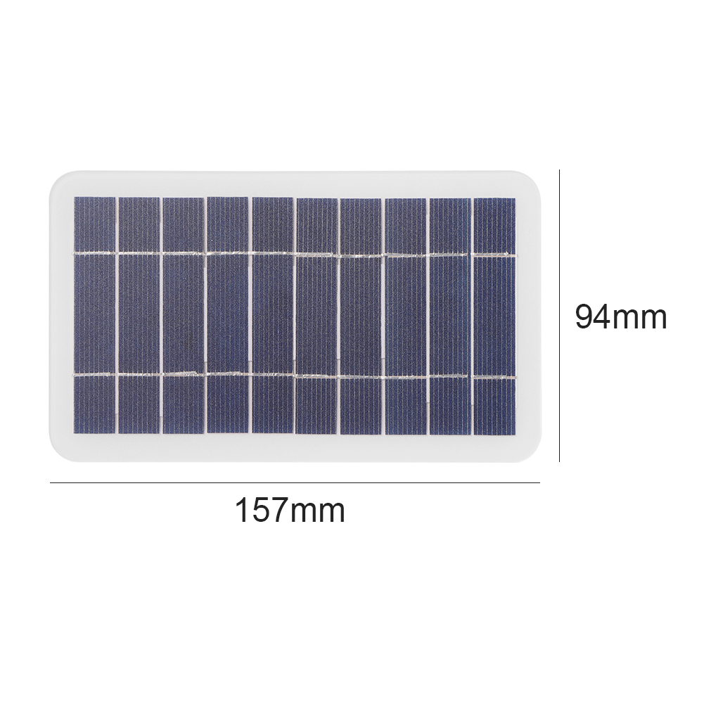 5V 5W Solar Panel Charger With - Outdoor Power Source 评论和价格