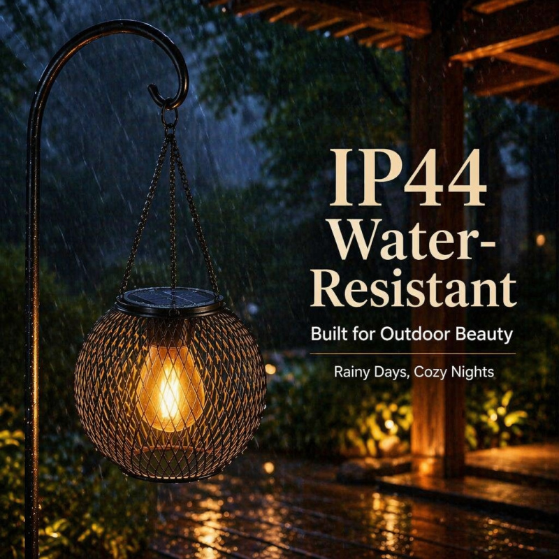 Solar Powered LED Hanging Floo - Outdoor Power Supply 评论和价格
