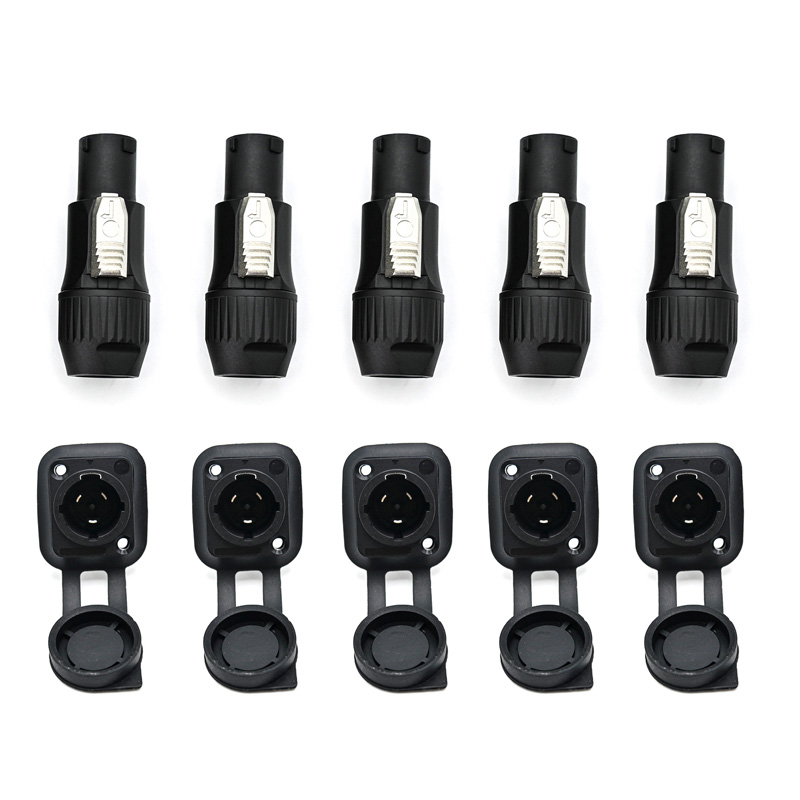 10pcs Waterproof Powercon True - Outdoor Power Socket With Lock 评论和价格