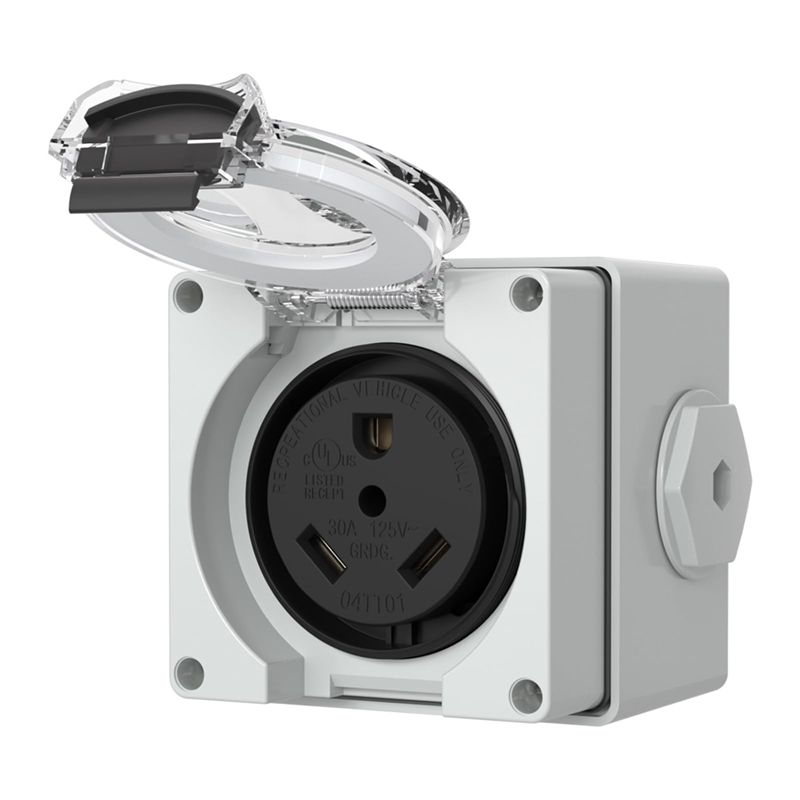 ABYP NEMA TT-30R 30Amp Power O - Outdoor Power Receptacle Box 评论和价格