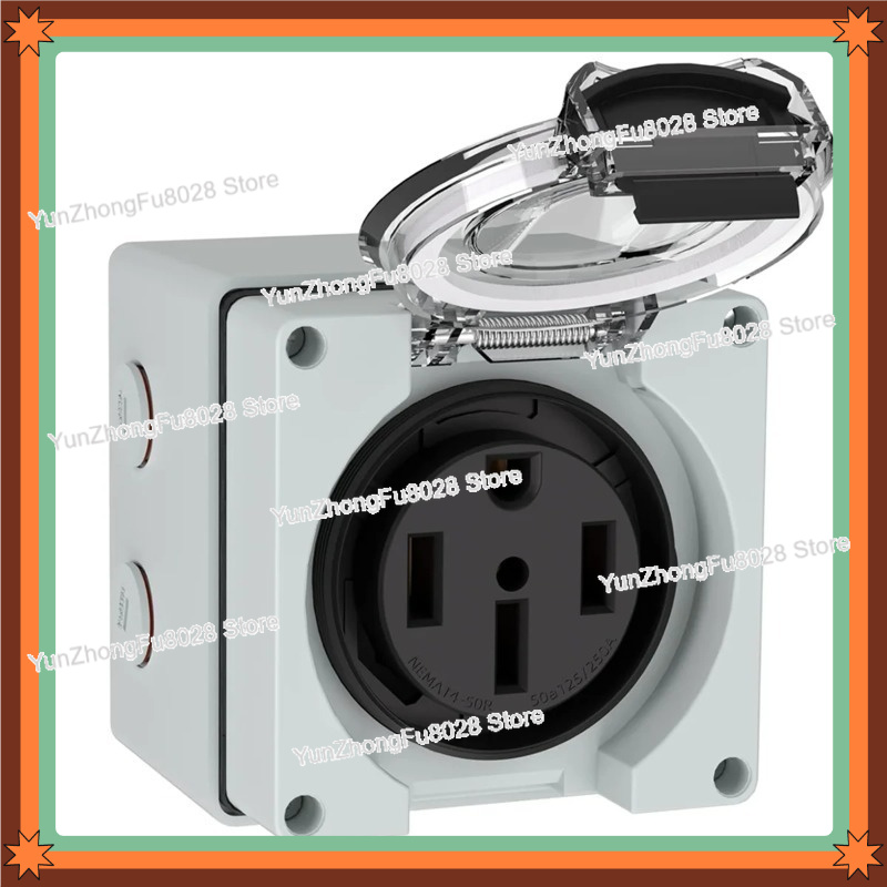50Amp 14-50R Power Outlet Box  - Outdoor Power Receptacle Box 评论和价格