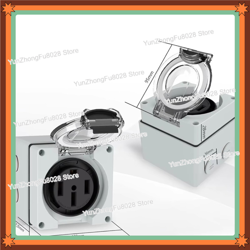 50Amp 14-50R Power Outlet Box  - Outdoor Power Receptacle Box 评论和价格