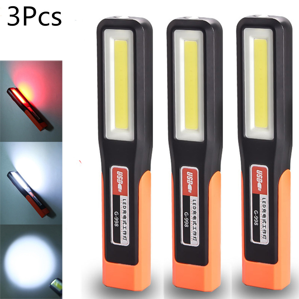 3pcs Powerful COB LED Work Lig - Outdoor Power Garage 评论和价格