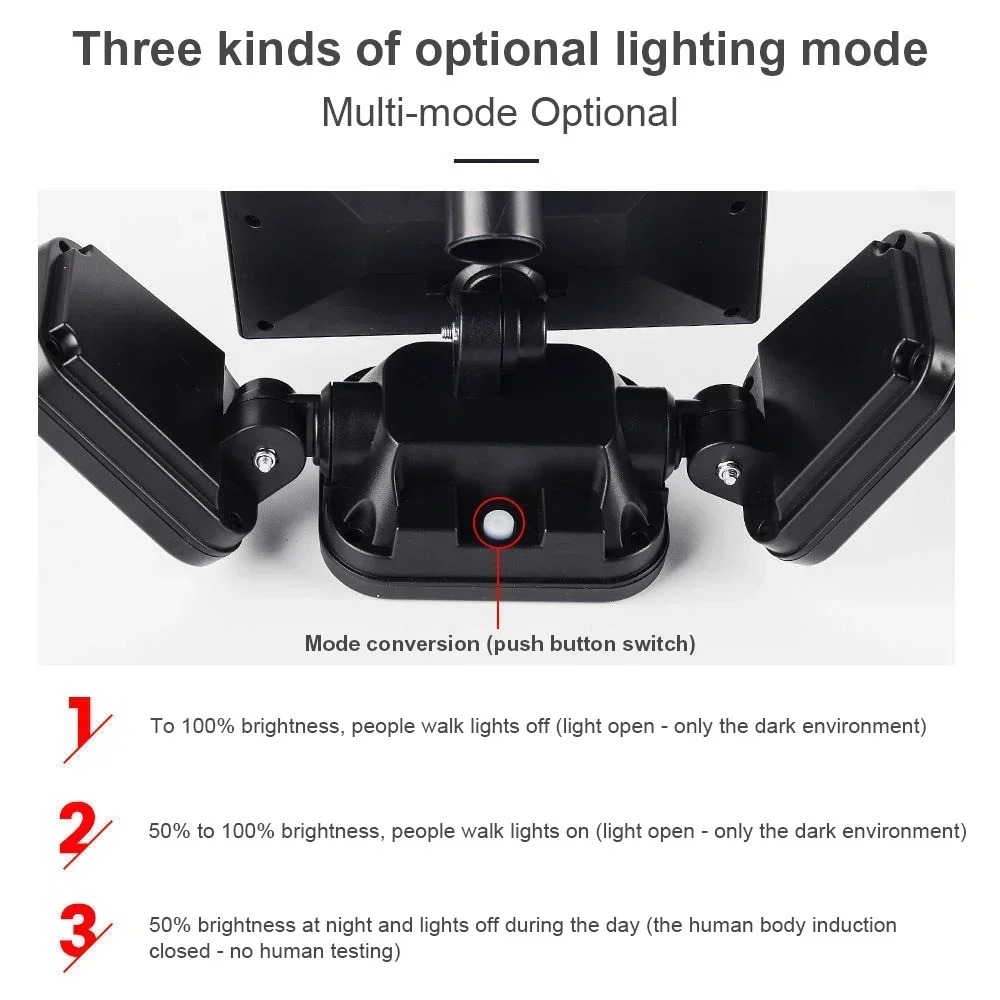 3 Mode LED Solar Light PIR Mot - Outdoor Power Garage 评论和价格