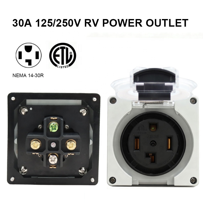 30Amp Power Outlet Box NEMA 14 - Outdoor Power Receptacle Box 评论和价格