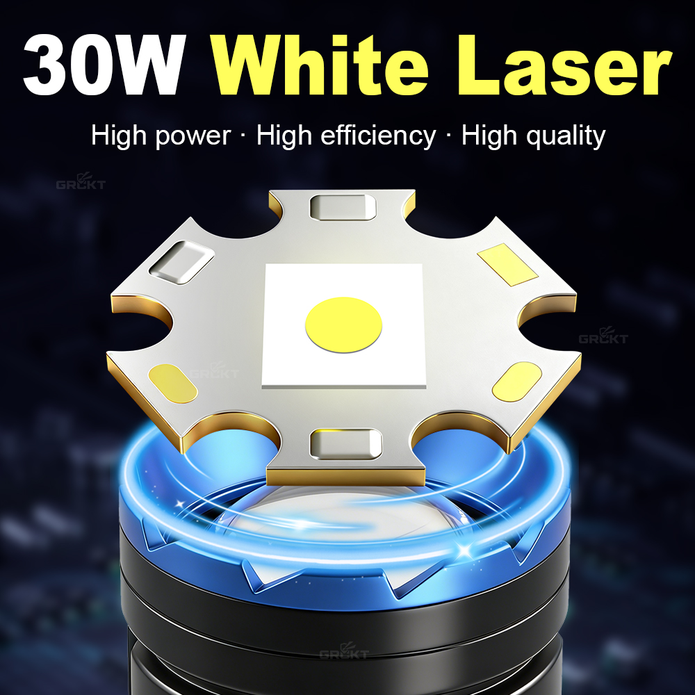 White Laser Camping Flashlight - Outdoor Power Supply 评论和价格