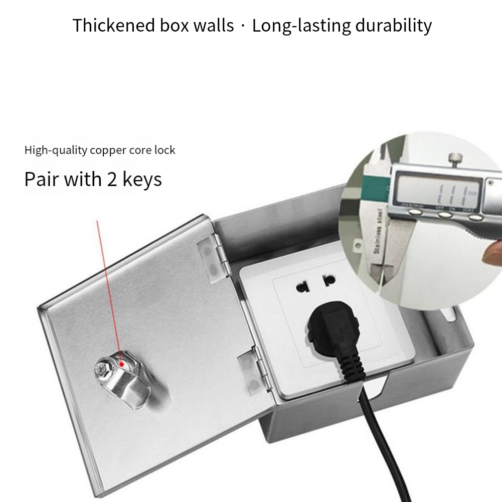 Stainless Steel Outdoor Electr - Outdoor Power Socket With Lock 评论和价格