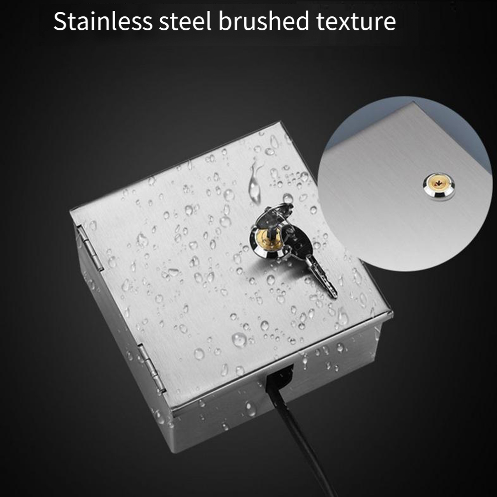 Stainless Steel Outdoor Electr - Outdoor Power Socket With Lock 评论和价格
