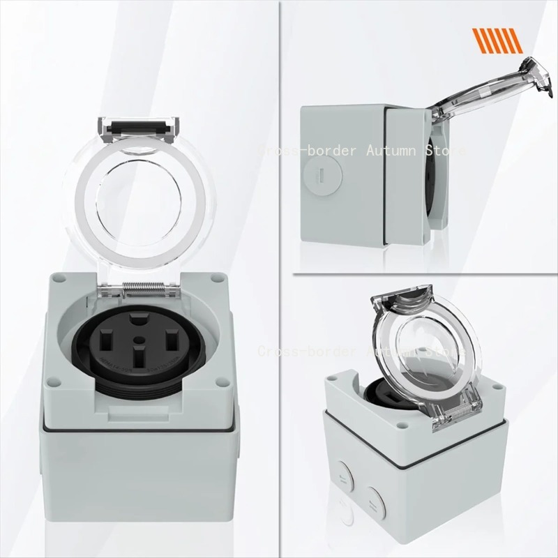 TFBC 50Amp Power Outlet Box,12 - Outdoor Power Receptacle Box 评论和价格
