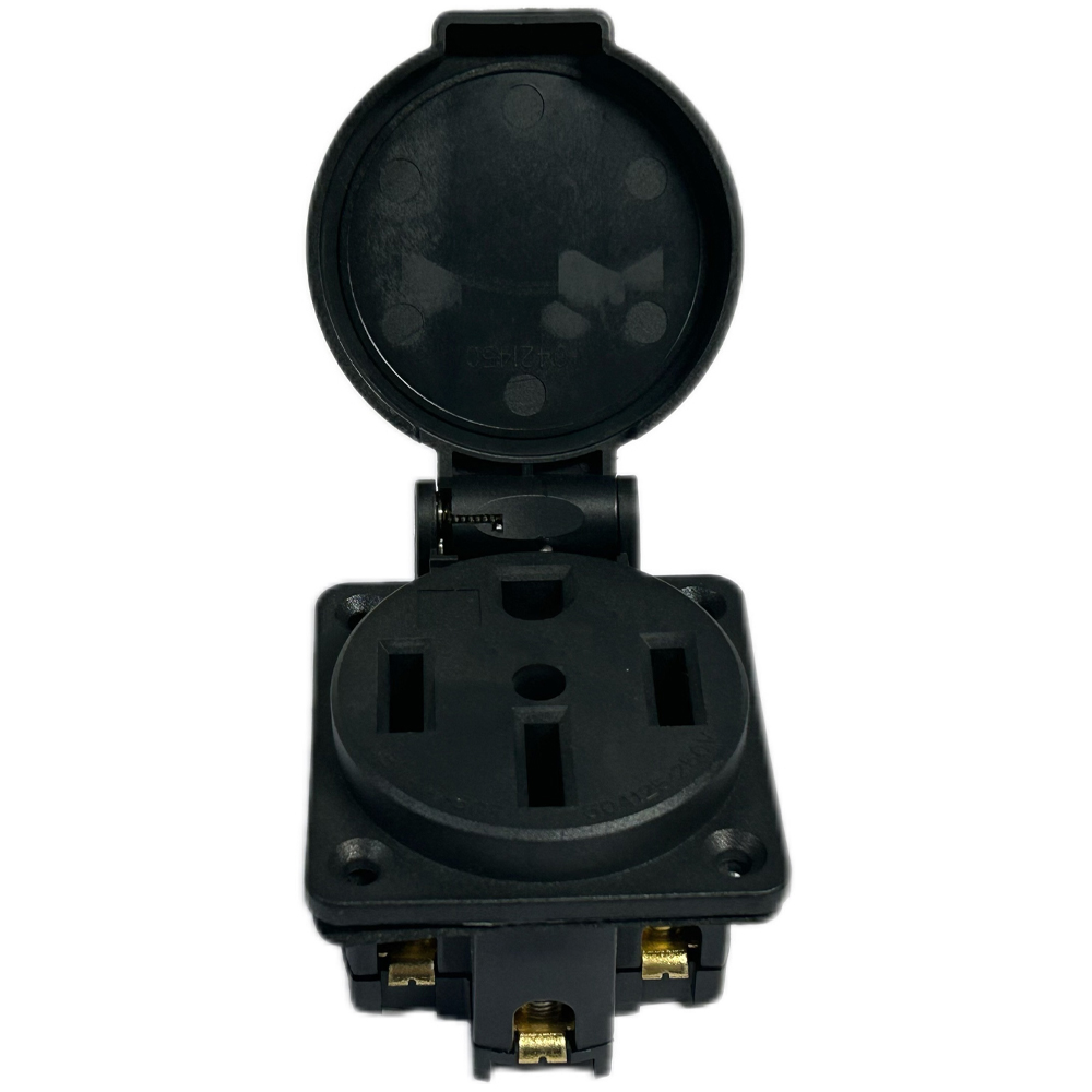 Black Waterproof 50 Amp Genera - Outdoor Power Receptacle Box 评论和价格
