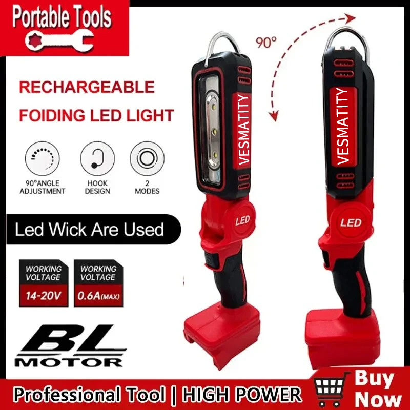 Super Bright 90° LED Work Ligh - Outdoor Power Garage 评论和价格