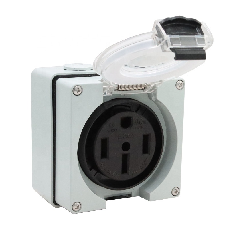 50 Amp Generator RV Power Inle - Outdoor Power Receptacle Box 评论和价格