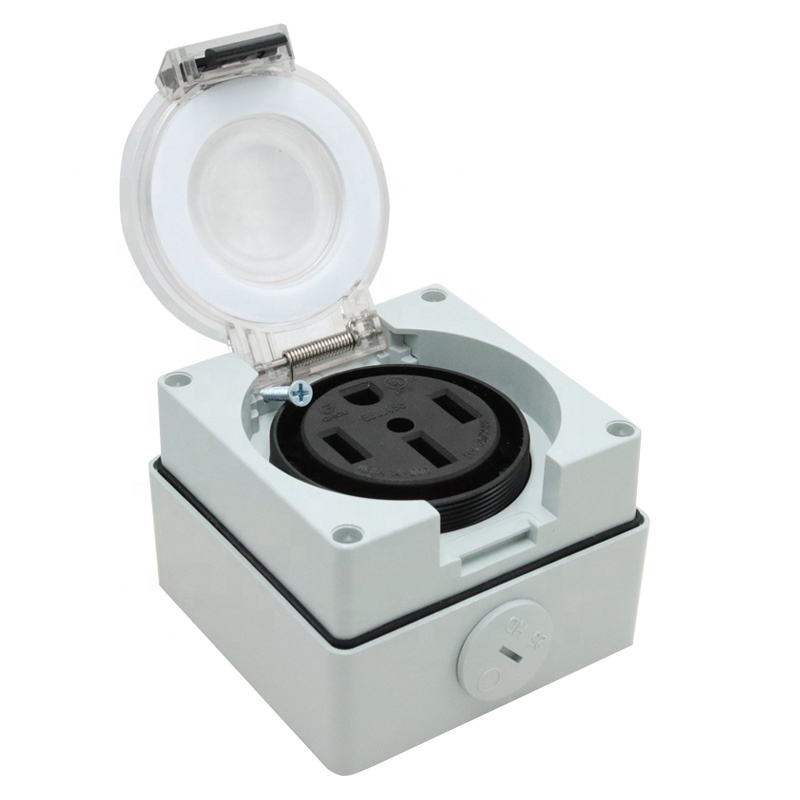 50 Amp Generator RV Power Inle - Outdoor Power Receptacle Box 评论和价格