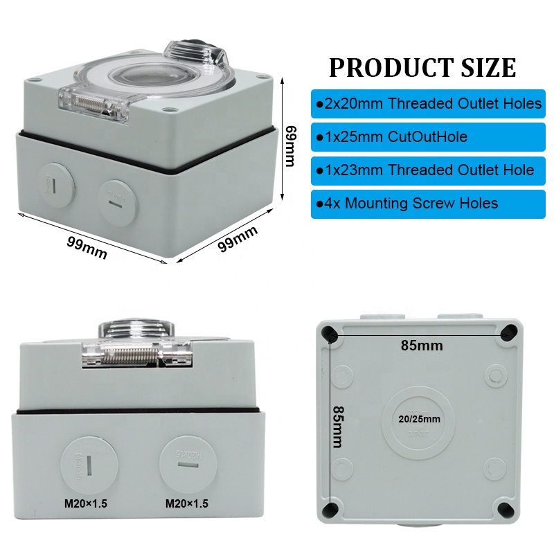 50 Amp Generator RV Power Inle - Outdoor Power Receptacle Box 评论和价格