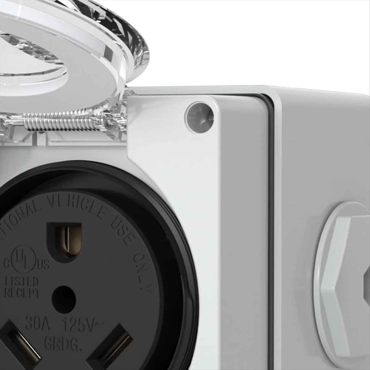 HHTL 30Amp Power Outlet Box,12 - Outdoor Power Receptacle Box 评论和价格